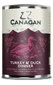 Canagan Turkey & Duck Dinner blikvoer 400 gram